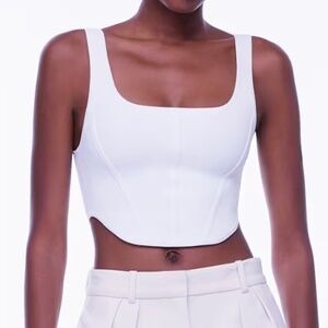 Wilfred by Aritzia | Contour Square Neck Knit Tank – Light Blue